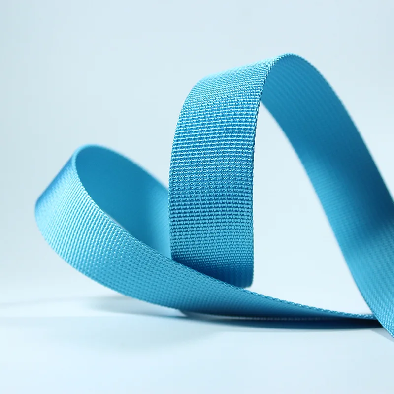 폴리에스테르 모조 나일론 웨빙, 고밀도 묶음 웨빙 가방 스트랩, 책가방 벨트, 2.5cm-5cm 너비, 45 m/로트