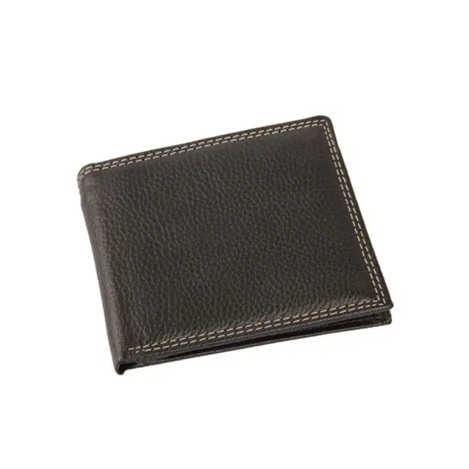 Мужской кошелек с карманом для монет, высокое качество, мужская кожаная карточка, чековый Органайзер складное портмоне, кошелек K917 - Цвет: Balck