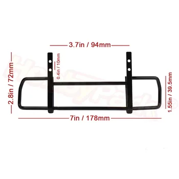 

TRX4 G500 RC Crawler Metal Front Bumper for 1/10 Scale Traxxas TRX-4 Car