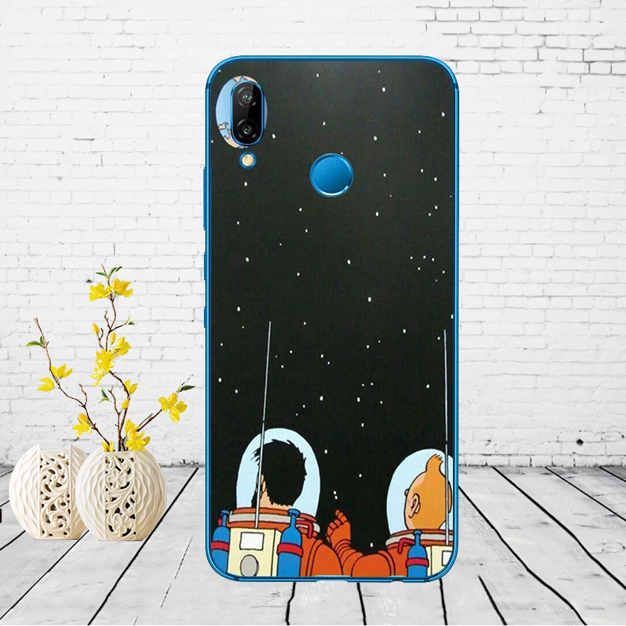 11 86DD Мягкий силиконовый чехол «Приключения Тинтина» чехол для Huawei P9 P10 P20 P30 Lite mate 10 20 PRO lite p smart - Color: 11
