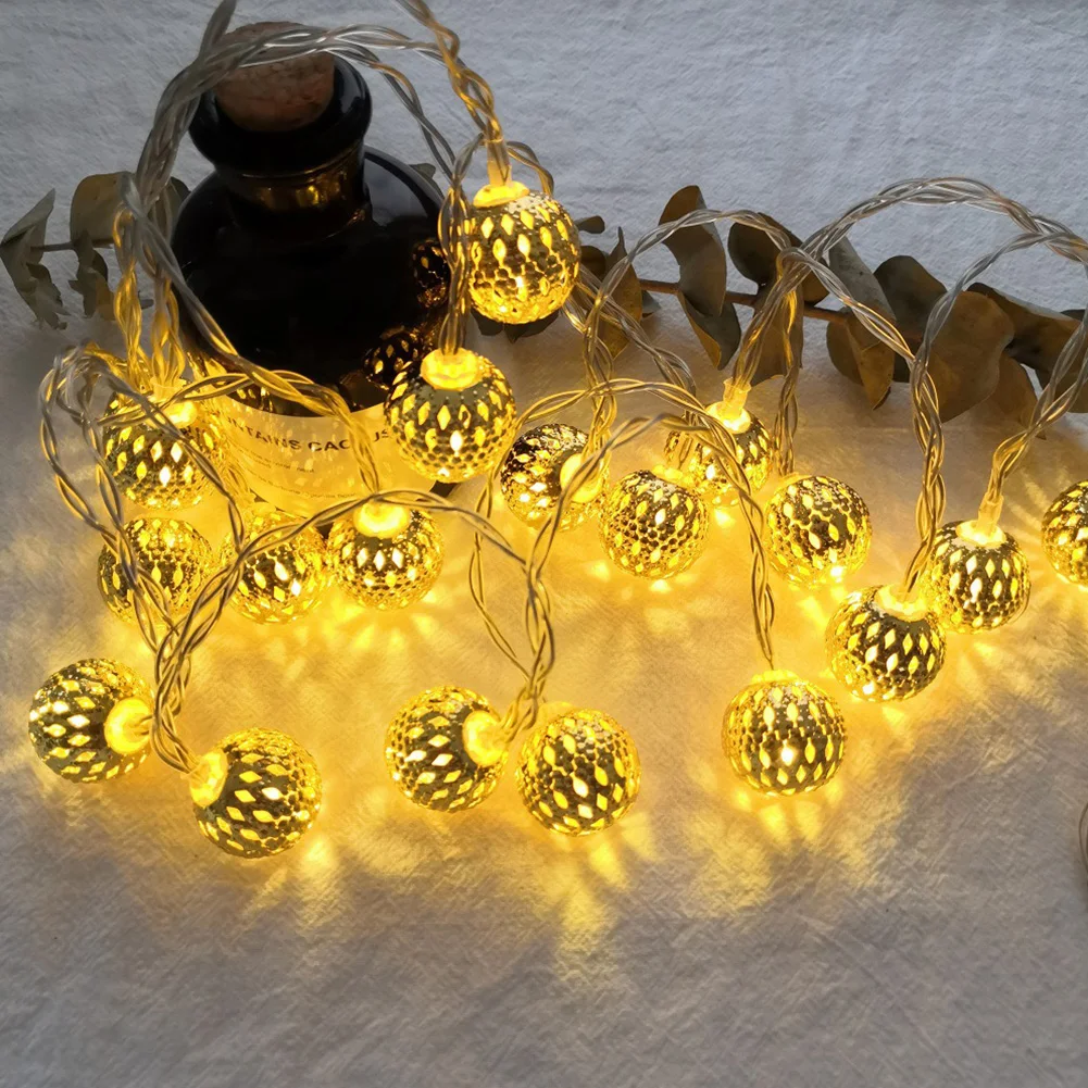 String Lamp 20 LED Christmas Gift Romantic Party Wedding Atmosphere Indoor Outdoor Fairy Battery Solar Power Decoration Bedroom - Испускаемый цвет: 1