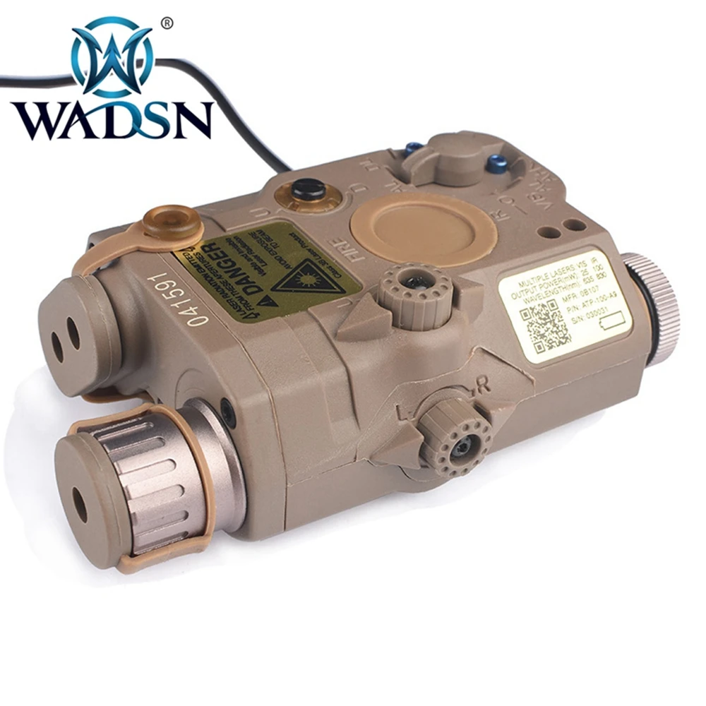 WADSN PEQ-15 LA5 Белый светодиодный тактический фонарь+ лазер в красный горошек+ ИК линзы Охотничья винтовка страйкбол батарейный блок WEX276 оружейные фонари