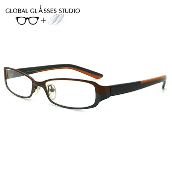 

Women Or Men metal Glasses Frame Eyewear Eyeglasses Reading Myopia Prescription Lens 1.56 Index LX-G12704