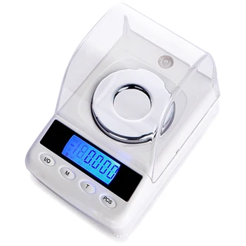 

Digital Jewelry Scale High Precision LCD Memogram Counting Scale Diamond Gems Carat Laboratory Weight Balance