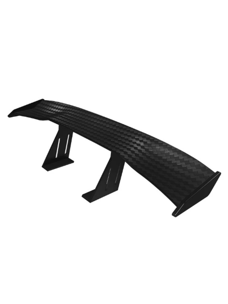 1pcs Adorable Car Rear Mini Spoiler Wing Carbon Fiber Punch-free