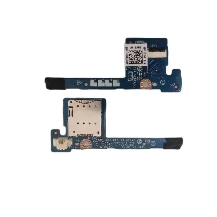 Original For Dell Latitude E7240 Card Reader Board CMOS Battery YY58C CN 0YY58C LS 9431P Sound 