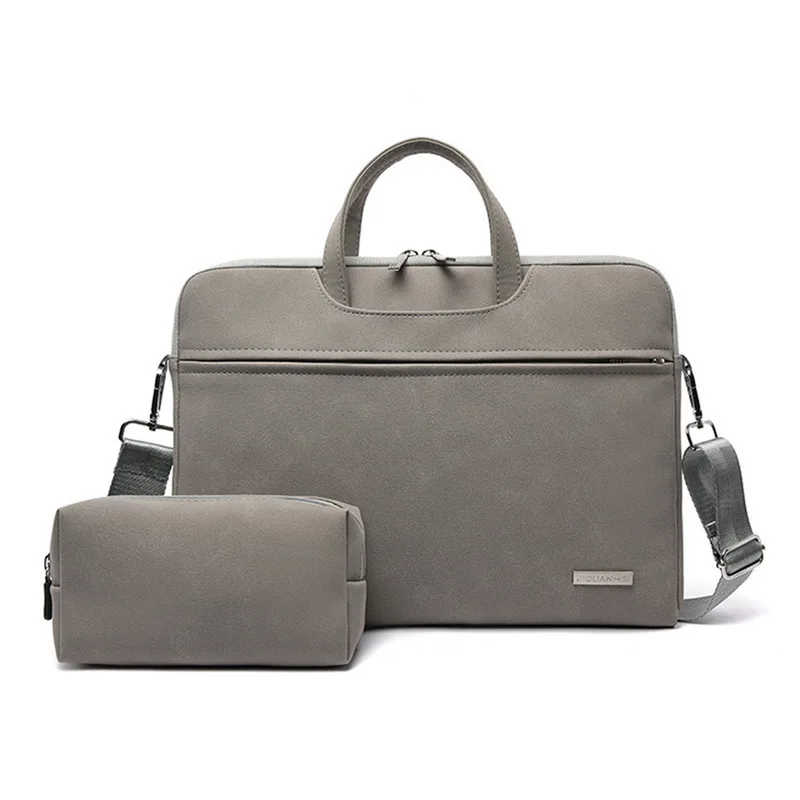 Dark grey 14 inch Большой портфель, Офисные Сумки для женщин, Maletin Mujer, портфель для женщин, Portatil 13,3, 14, 15,6 дюймов, сумка для ноутбука, сумка для работы, деловая - Цвет: Dark grey 14 inch