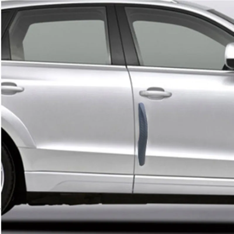 Bumper Corner Protector 2/4Pc 40x5/14x2.5CM Car Bumper Anti-Scratch Strips Sticker Body Molding valance chin