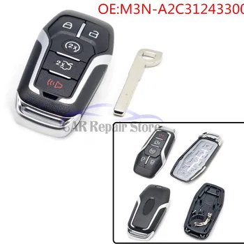 

Smart Remote Key Case 5 Button For Ford Edge Explorer Fusion 2015-2017 Car Key Shell OEM M3N-A2C31243300 7812A-A2C31243300 Black