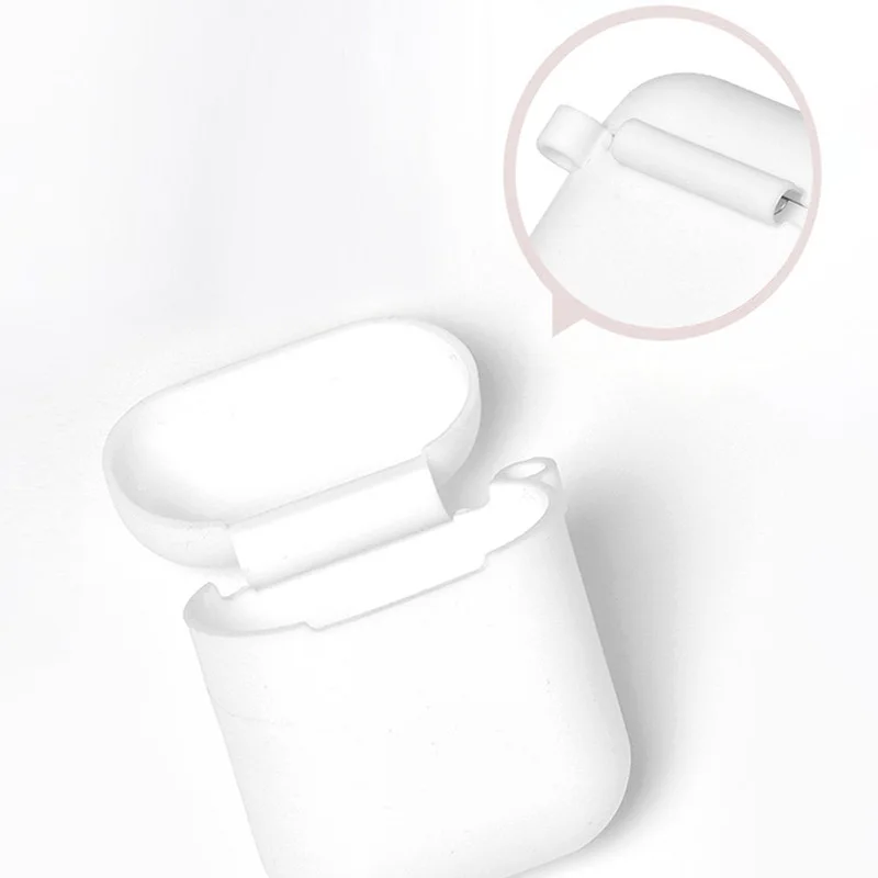 Мягкий силиконовый чехол для наушников Apple Airpods, bluetooth, беспроводные наушники, аксессуары для наушников Air Pods, сумка для наушников