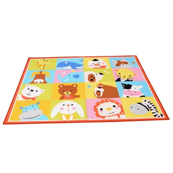 

Children's carpet floor mat bedroom living room puzzle cartoon animal pattern children crawling