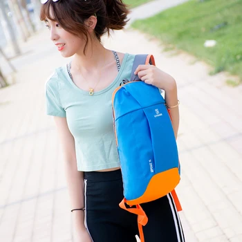 

Nylon Causal Backpack Women Men Sports Light Weight Shoulder Unisex Rucksacks Outdoor Shopping Accessaries Supplies