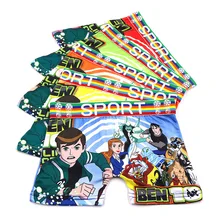 1 шт./лот; трусы-боксеры; нижнее белье для мальчиков; детское нижнее белье; удобные трусики с рисунками для подростков; трусы для От 3 до 11 лет