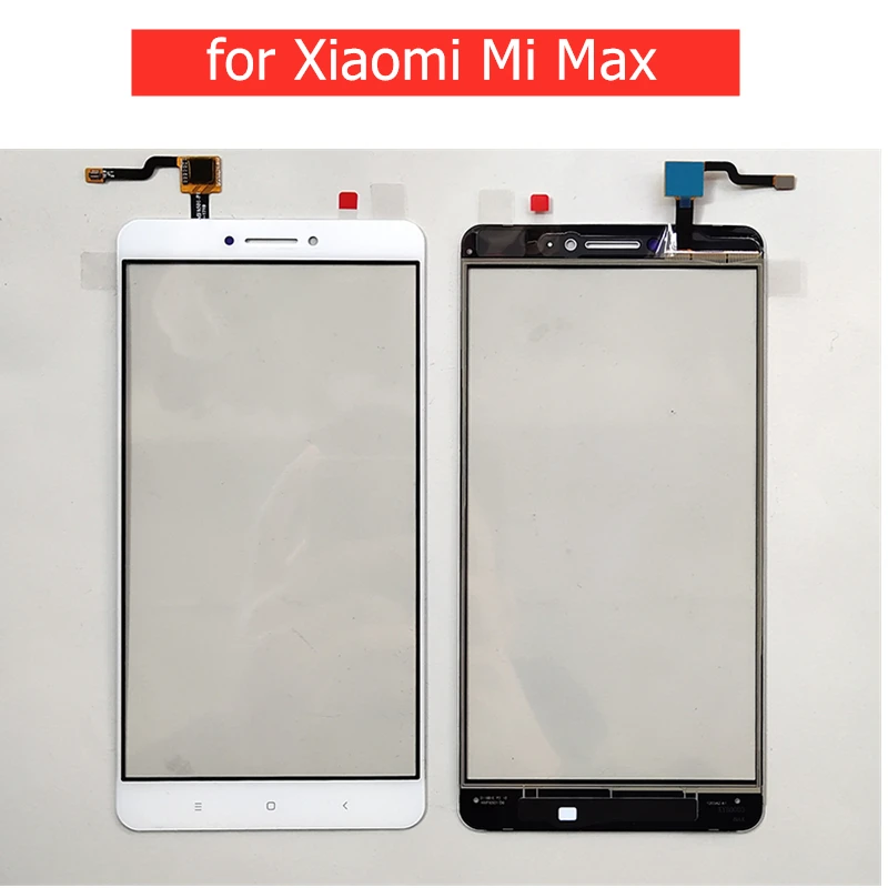 Сенсорный экран для Xiaomi Mi Max сенсорная панель переднее внешнее стекло запасные
