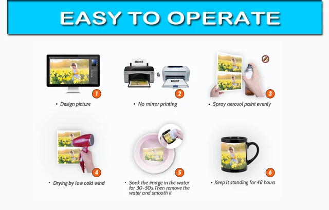 Decalcomania Per Modellismo Carta Decalcomania Waterslide Per Stampante Inkjet - 25 Fogli Bianchi 8,5 X 11 Pollici Decalcomania Per Stampante A Getto D'inchiostro - Foto 4