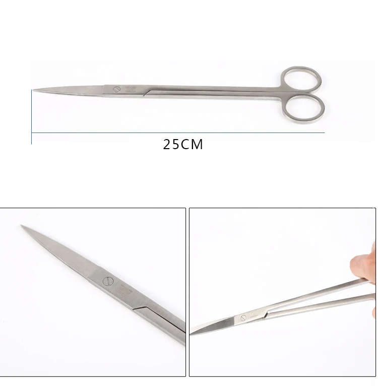 VIV Aquatic Stainless Spring Steel Plant Scissors Curved Scissors Wave Shape Scissors ADA Quality for Aquarium