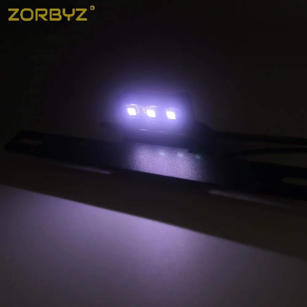 ZORBYZ черный металлический задний фонарь Крепление номерного знака Кронштейн для светодиодной лампы держатель для Benelli Leoncino 500
