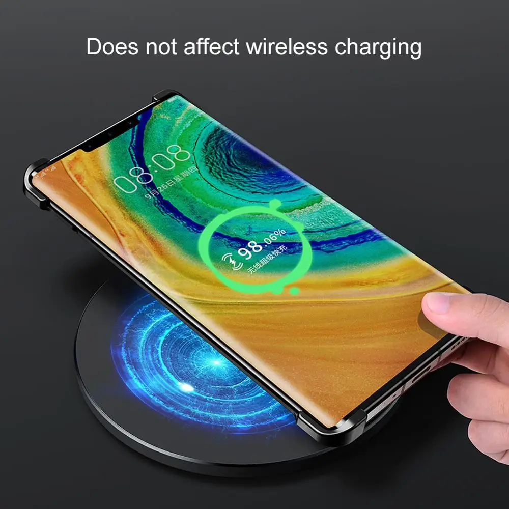 Чехол для телефона с металлической рамкой для huawei mate 30, Магнитный чехол для телефона mate 30 pro