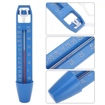 

Pool Thermometer 2Pcs 24.5x4.2cm Swimming Pool Floating Thermometer Temperature Meter for SPA Sauna Hot Spring Wwimming Pool