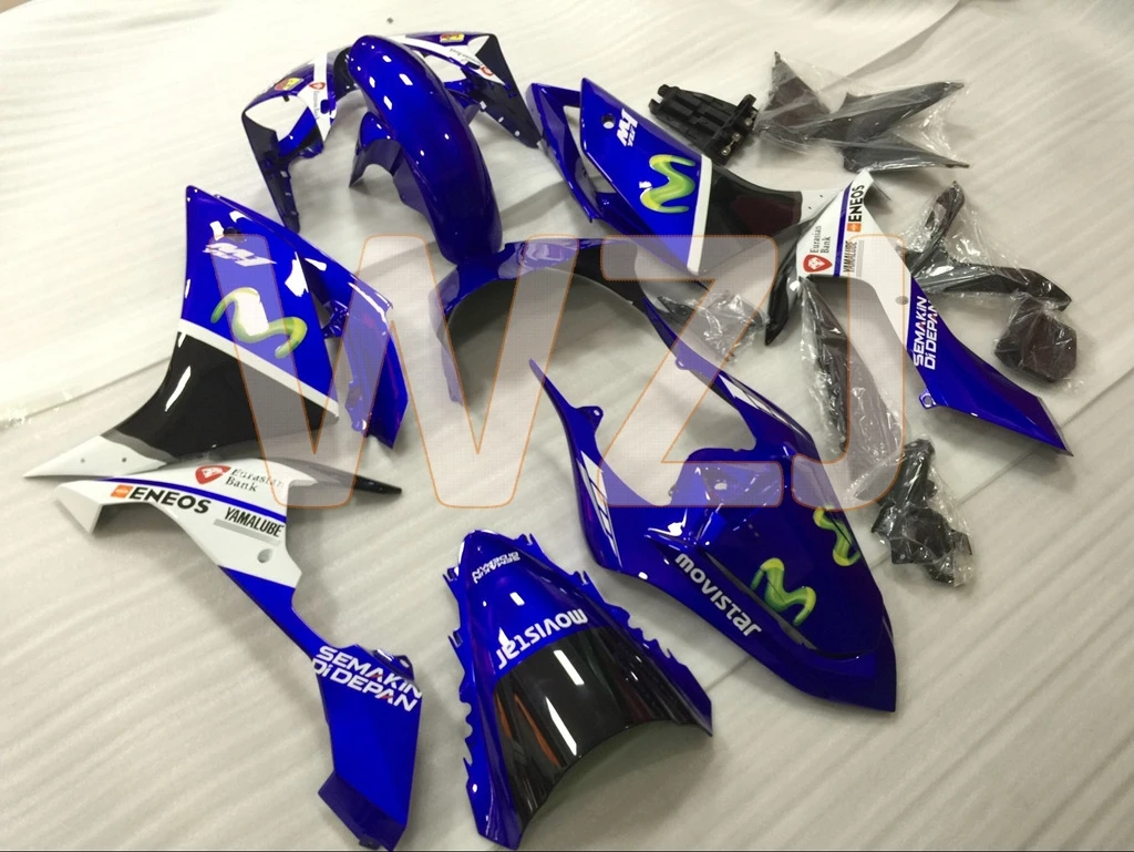Для YAMAHA YZFR1 2007 наборы кузова YZF R1 2007 кузов YZF1000 R1 2007-2008 Обтекатели комплекты