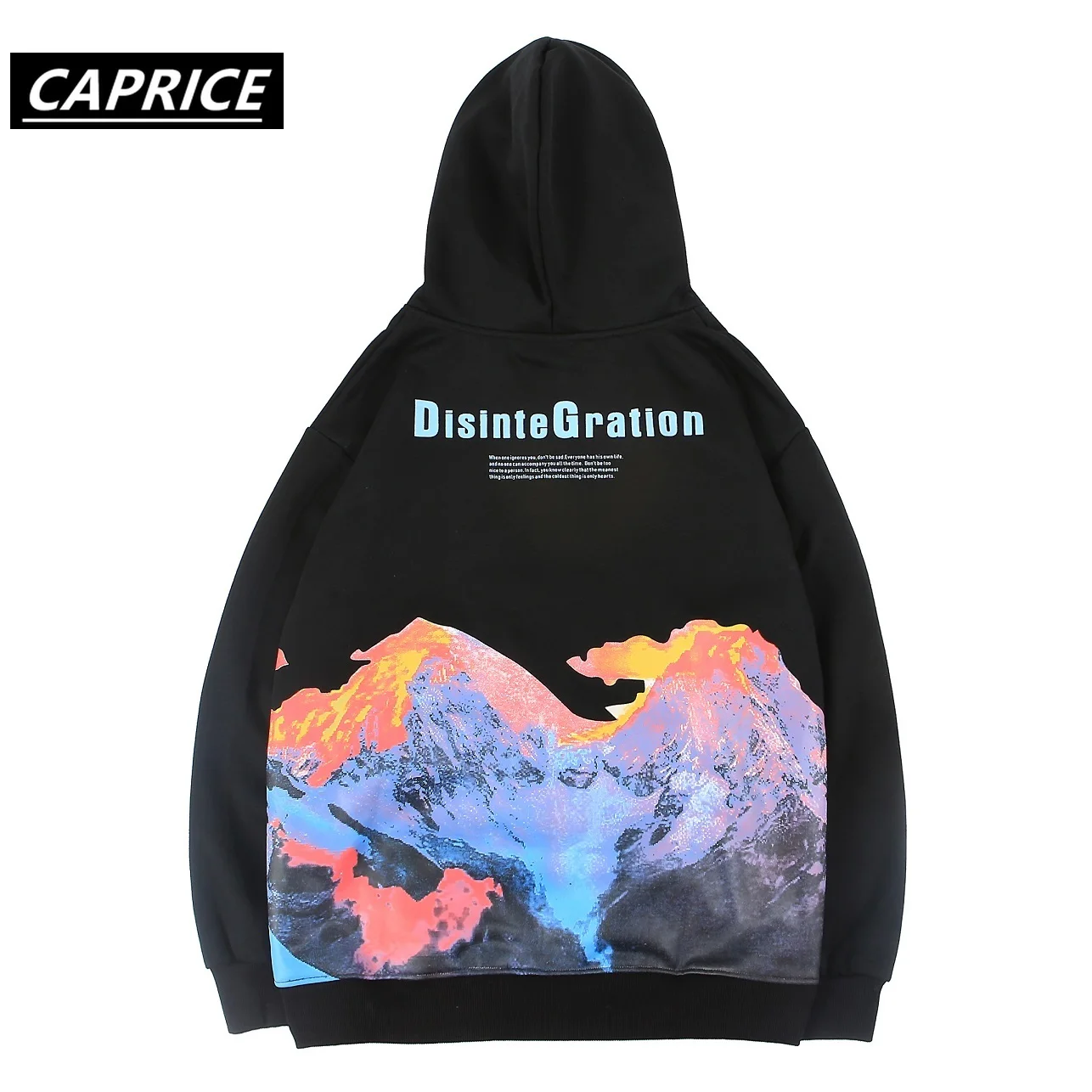 

2019 Hip Hop Hoodie Sweatshirt Colorful Volcano Men Hoodie Streetwea Harajuku Winter Fleece Pullover Hoodie Loose Cotton Autumn