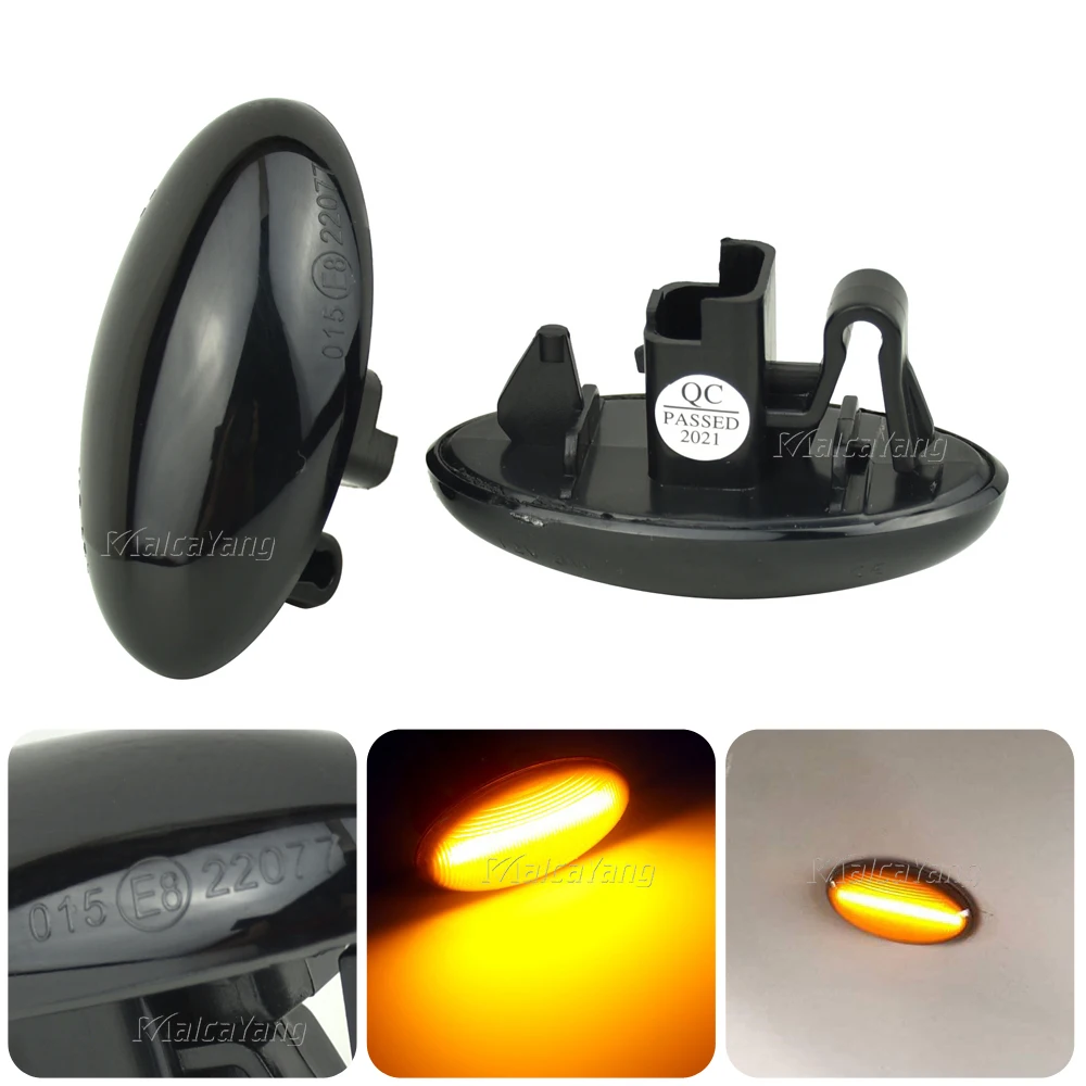 Répétiteur De Clignotant Latéral LED Dynamique – Pour Peugeot 307/206/407, Citroën C1/C2/C3