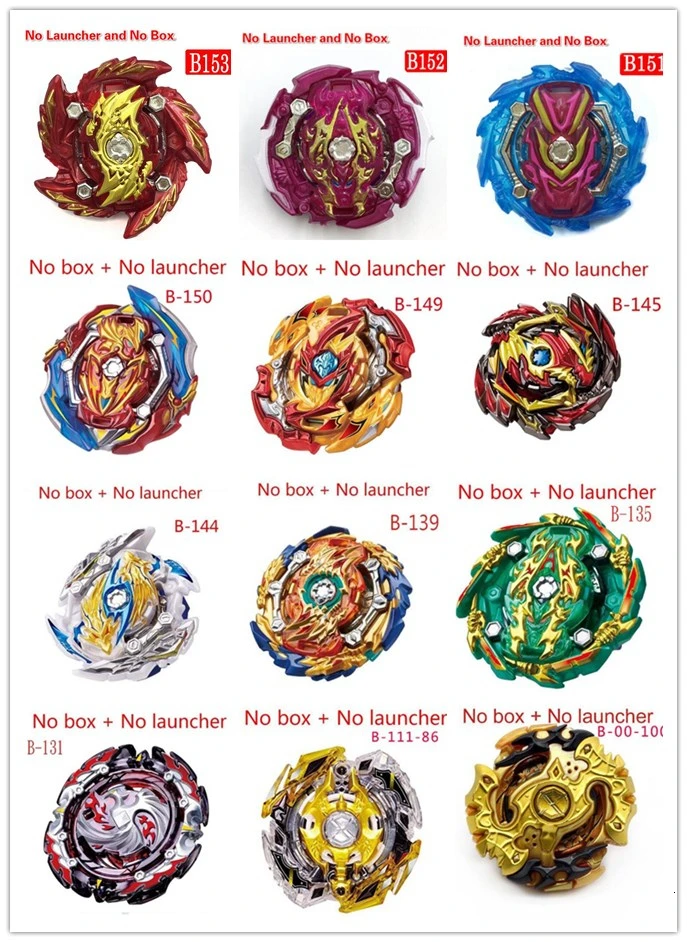 Верхние пусковые устройства Beyblade Burst B153 B152 151 150 игрушки Арена продажа Bey Blade Achilles