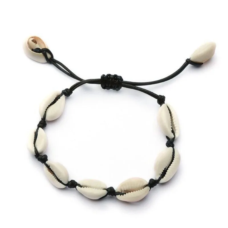 Moda раковина Каури joyeria pulseras для женщин delicalado цвет Оро фарет carcasa encontrar pulsera hecha a mano для женщин al