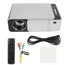 T6 светодиодный домашний USB hdmi-проектор 720P монолитный ЖК-видеопроектор 1920*1080 ЕС 100-240V проектор