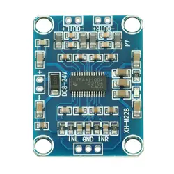 TPA3110 2X15 Вт Цифровой аудио стереоусилитель плата модуль мини, стерео контроллер усилителя модуль 100 дБ DC 8-18 в Max 3A PCB DC плата