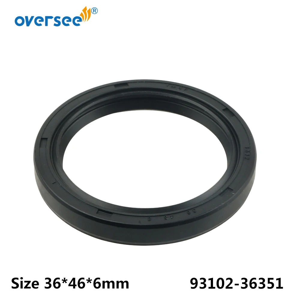 

93102-36351 Oil Seal For Yamaha Outboard Motor 70HP 90HP 93102-36M24 Size 36*46*6mm