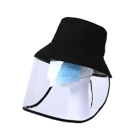 Outdoor Anti Flying and Spitting Solation Cap Children Baseball Sun Shading Detachable Antifoam Dustproof Fisherman Hat