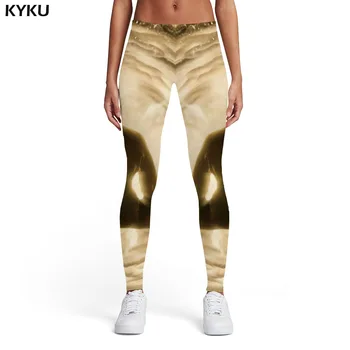 

KYKU Brand Psychedelic Leggings Women Harajuku Elastic Hand Sexy Gray Spandex Gothic Leggins Womens Leggings Pants Fitness
