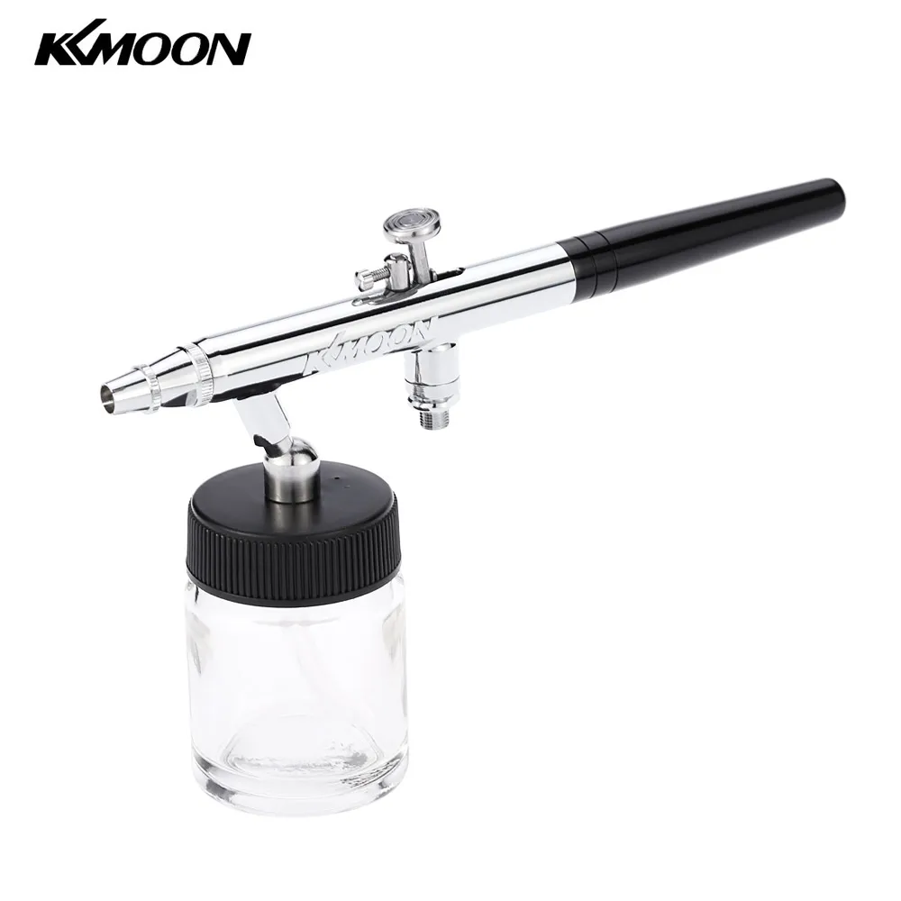 KKmoon сифон подача двойного действия 0,35 мм Аэрограф Комплект распылитель воздуха Кисть для макияжа торт искусство живопись татуировки маникюр