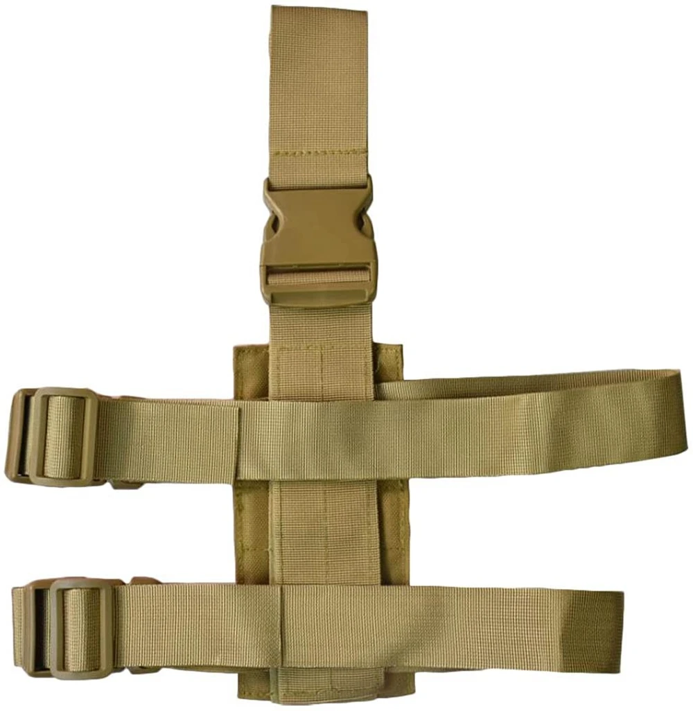Tactical Drop Leg Panel with Molle Attachment for Gun Holsters and Mag Pouches