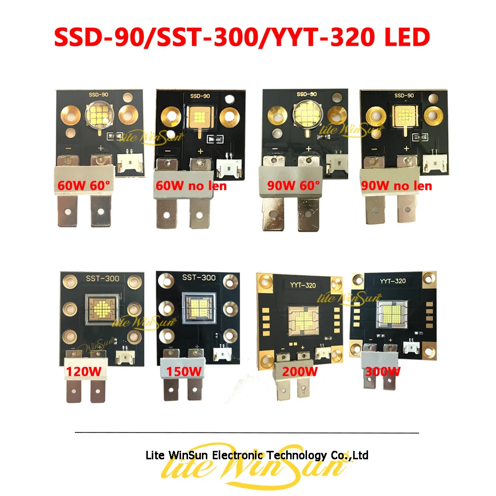 Good-Chip-SSD-90-SST-300-YYT-320-High-Power-Emitter-LED-DIY-Project ...