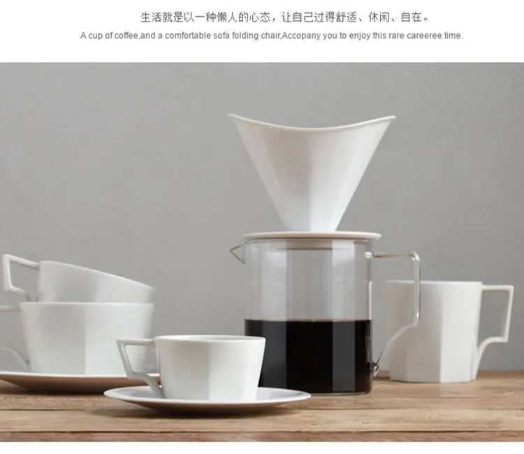 Японский стиль, 2 чашки, ручная капельная кофейная чашка с фильтром, кофейная чашка с блюдцем, керамическая кофейная кружка, чашка эспрессо