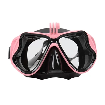 

Professional Tempered Glass Silicone Scuba Diving Mask Scuba Gear Equipment Anti-Fog Goggles For Adult Snorkeling Swimming