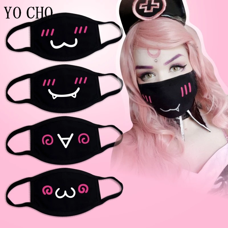 Face Mask Unisex Cotton Anime Cartoon Party Masks