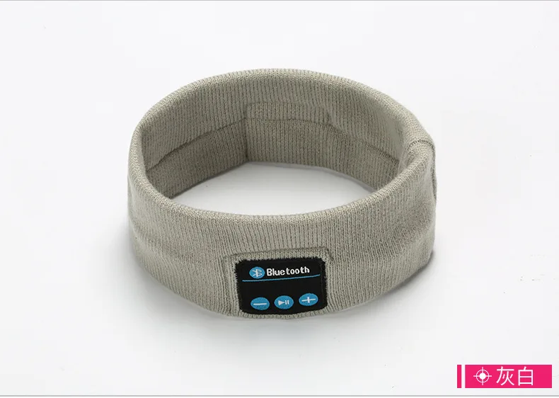 Grayish white Calion bluetooth наушники музыка шляпа вызова прослушивание песни Дамы зима теплый плюс бархат утолщение открытый вязаная шапка - Цвет: Grayish white