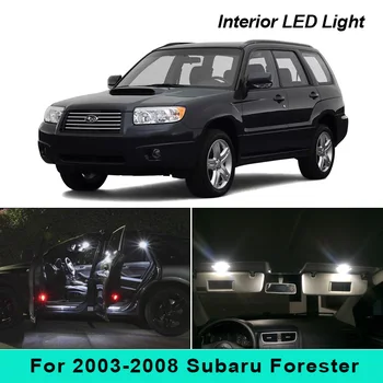 

8X Led White Light Bulbs Interior Package Kit For 2003-2008 Subaru Forester Map Dome Trunk Door License Plate Light
