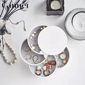 

Fashion Nordic Creative Jewelry Box Multilayer Organizer Ring/Necklace/Bracelet/Watch Jewelry Box Home Storage Display Gift Box