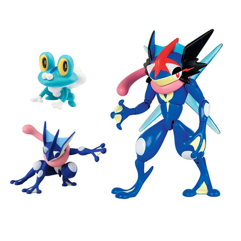 Мультяшные экшн фигурки Froakie Greninja pkm куклы игрушки аниме коллекционные