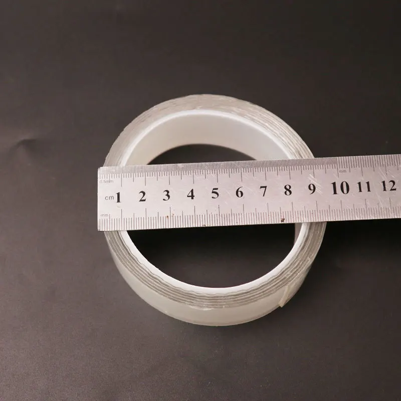 1/2/3/5 м многоразовый двойной клейкая поверхность с двух сторон нано не оставляющая следов лента снимающиеся наклейки моющийся с адгезионным покрытием петли диски галстуком-бабочкой клей гаджет
