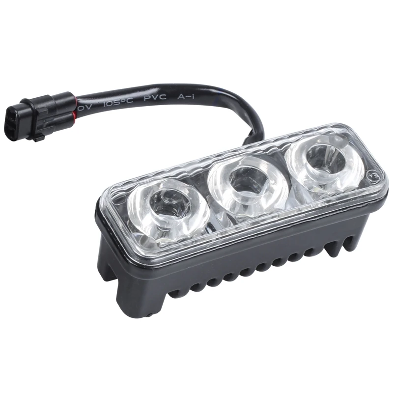 

BMBY-Car Vehicle DRL White 3 LED Daytime Running Lights Head Lamp 9W 2 Pcs