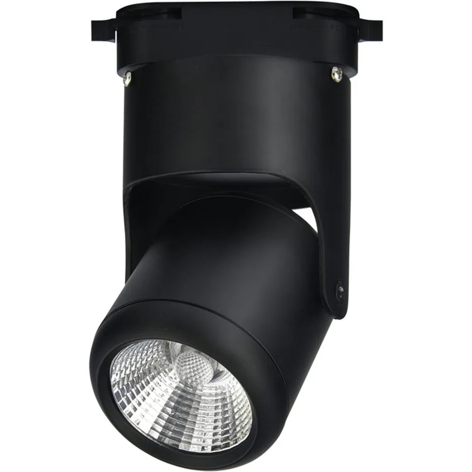 Adjustable Led Track Light Lamp 10W 15W 20W Ceiling Rail Track lighting Fixtures COB Spotlights for shop clothing Store Home
