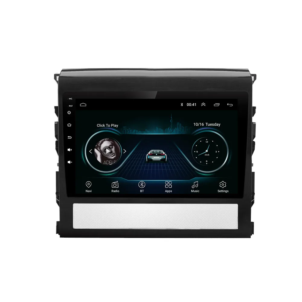 Мультимедийный проигрыватель для TOYOTA Land Cruiser Android 10 1/9/8 4G LTE 2016 2017 2018 2019 стерео DVD
