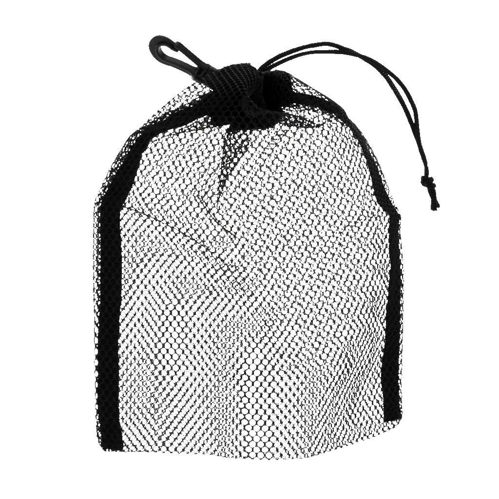 2 Pieces Mesh Drawstring Bag For Scuba Diving Gear Fins Mask Swim 9