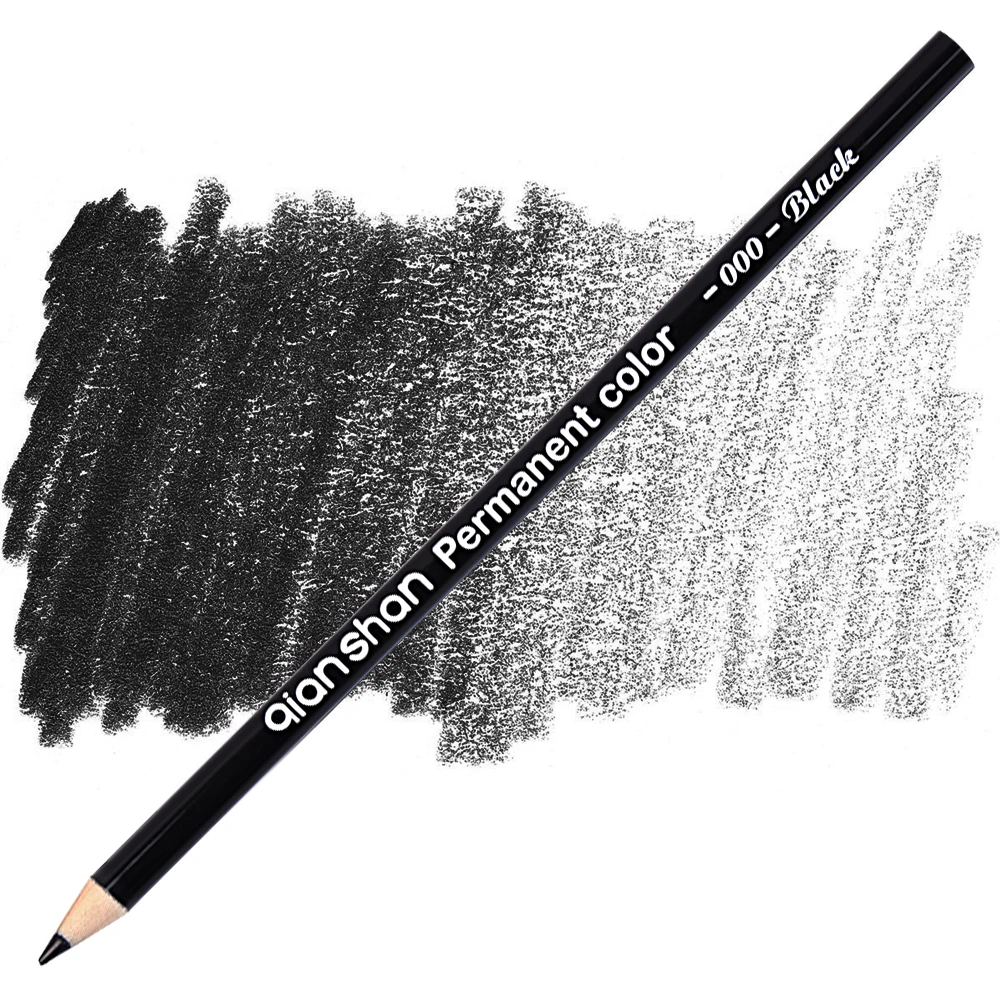 5 шт. черно-белые цветные карандаши-перманентный цветной карандаш для рисования на масляной основе деревянные цветные карандаши для художника и новичка