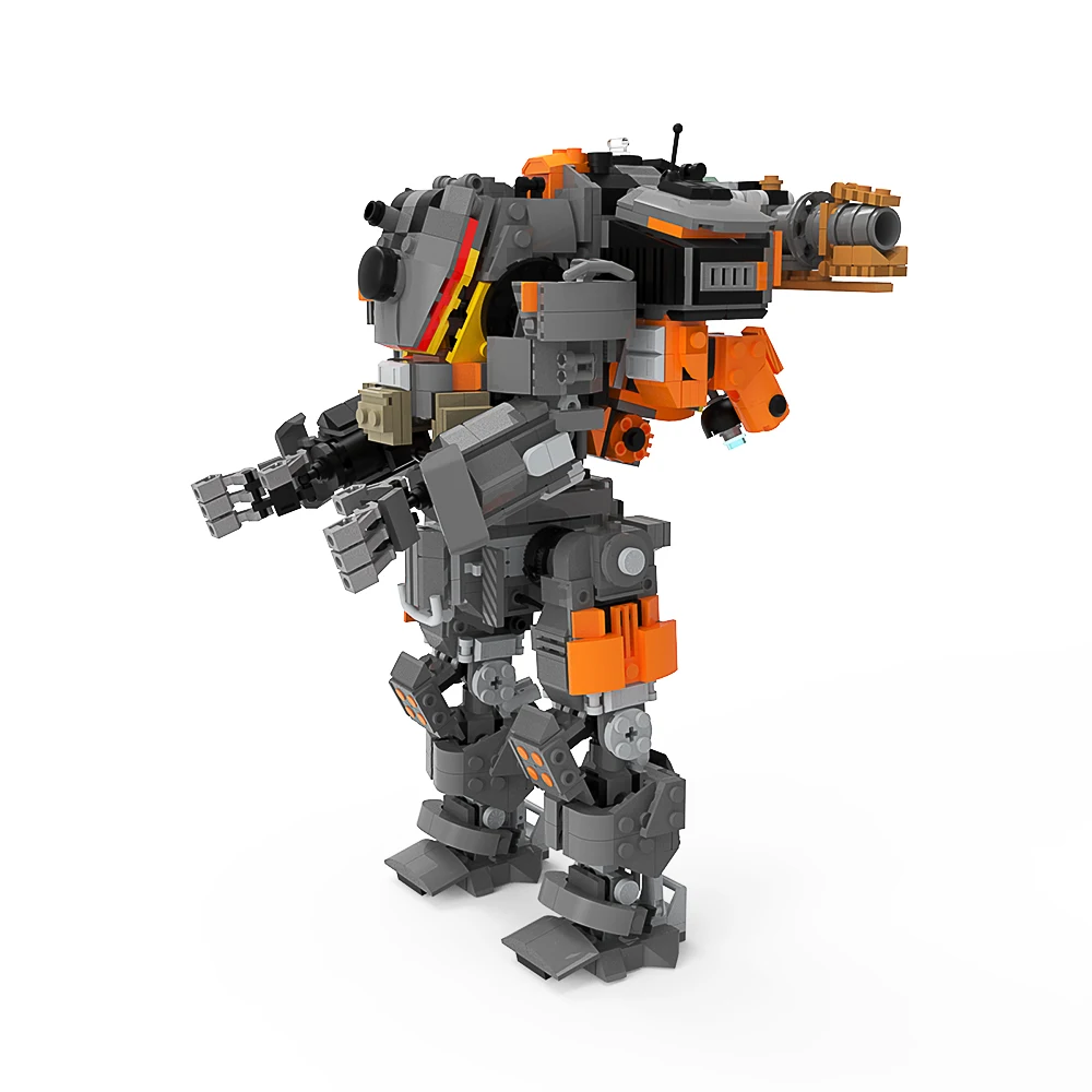 MOC High-Tech Titanfall 2 Kane's Scorch Titan Building Blocks Set Machine  Mecha Robot Bricks Model